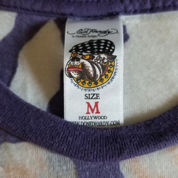 Ed Hardy Christian Audigier. Rare Vintage collectible t-shirt .  With cr… - Picture 9 of 12